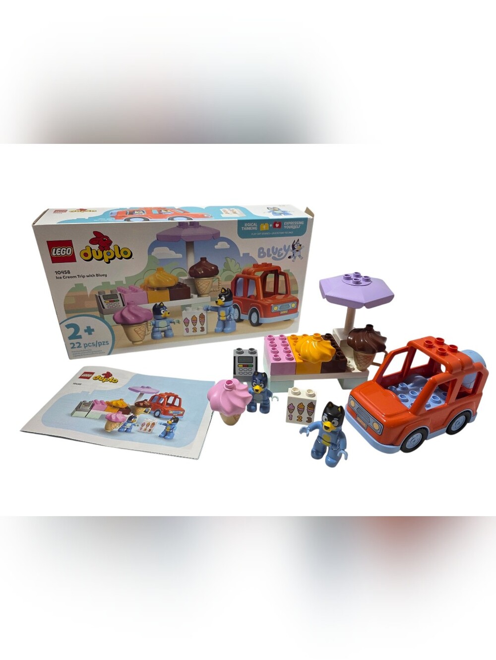 Lego Duplo Bluey 10458 Ice Cream Trip with Bluey